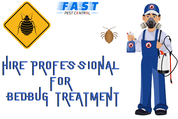Hire professional for Bedbug control